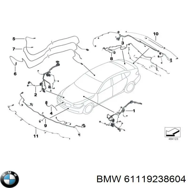 61119238604 BMW 