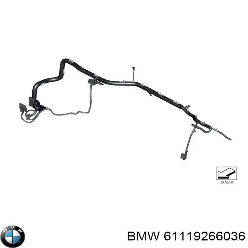  BMW 61119266037 цена, от 33.59 USD