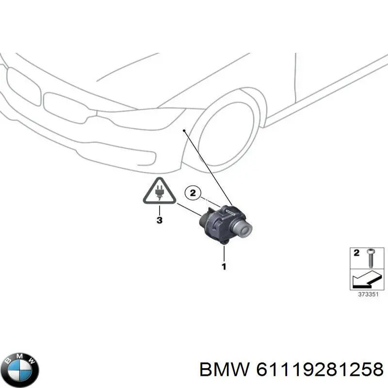  BMW 61119281258 цена, от 361.31 USD