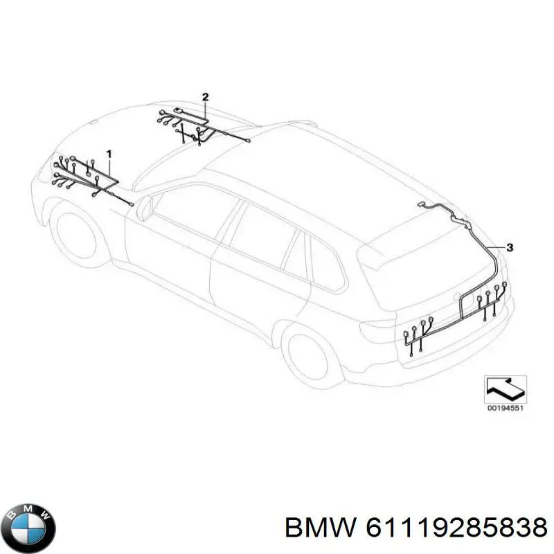  BMW 61119285838 цена, от 499.45 USD