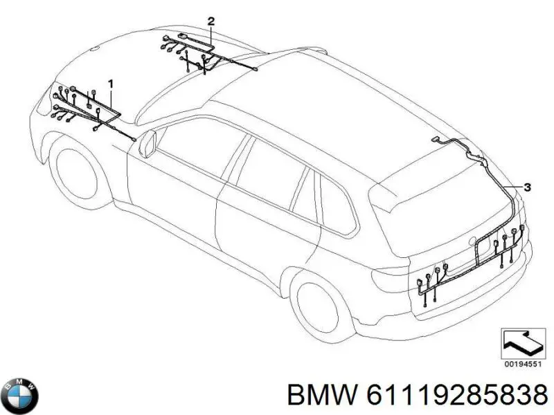 61119285838 BMW 
