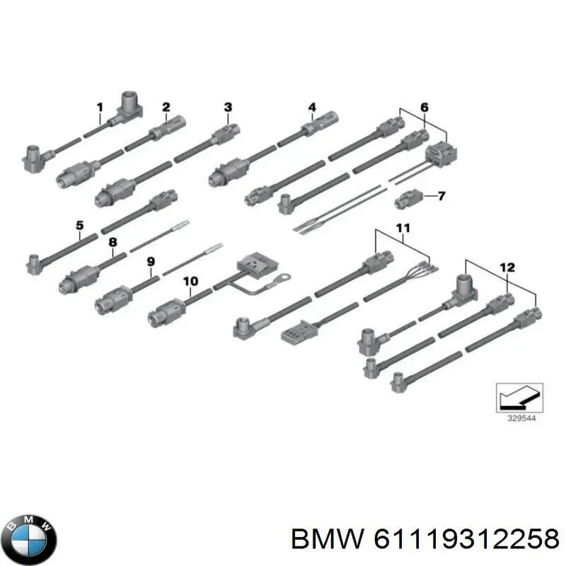 61119312258 BMW 