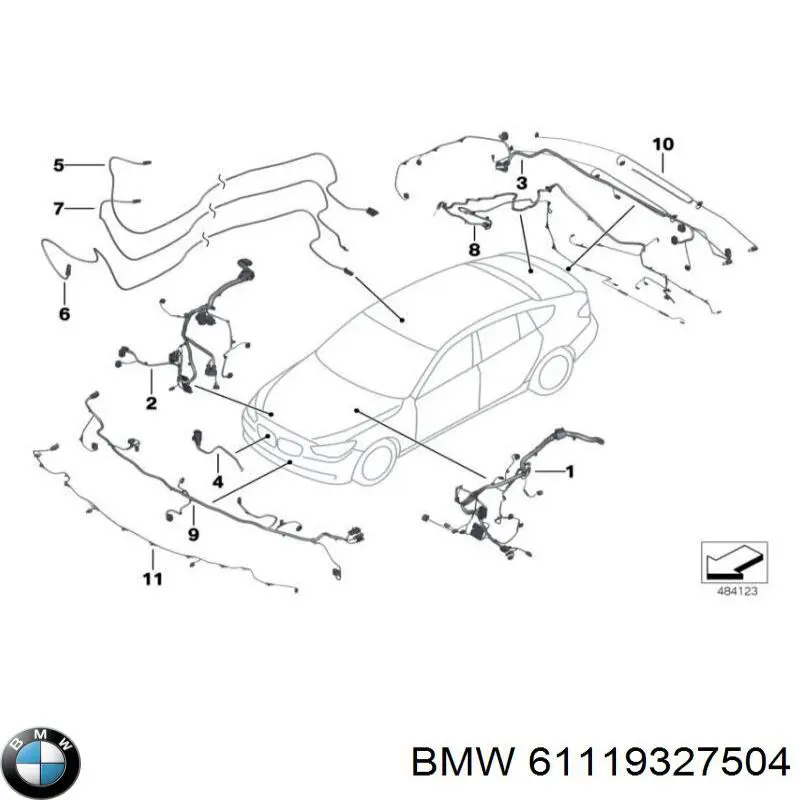  BMW 61119327504 цена, от 112.99 USD