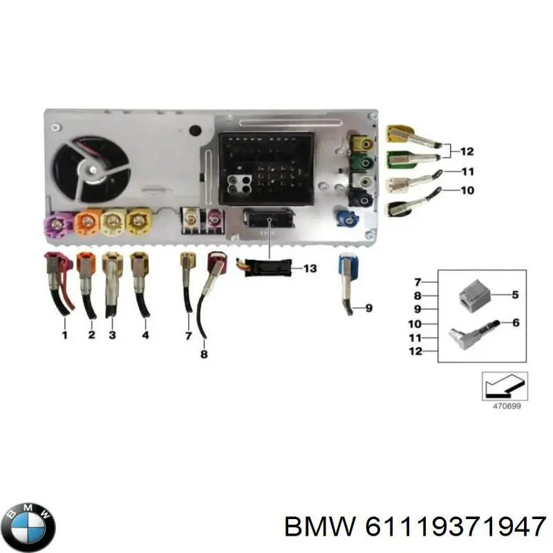  BMW 61119371947 цена, от 11.58 USD