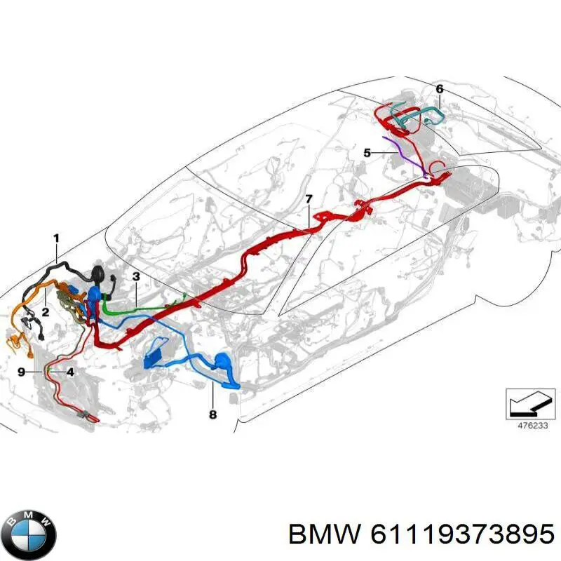61119373895 BMW 
