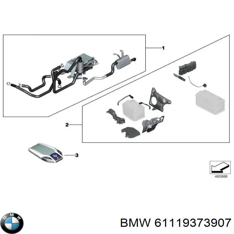  BMW 61119373907 цена, от 190.68 USD