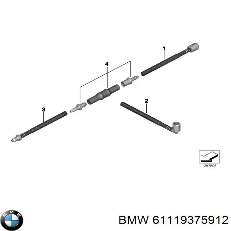  BMW 61119375912 цена, от 245.94 USD