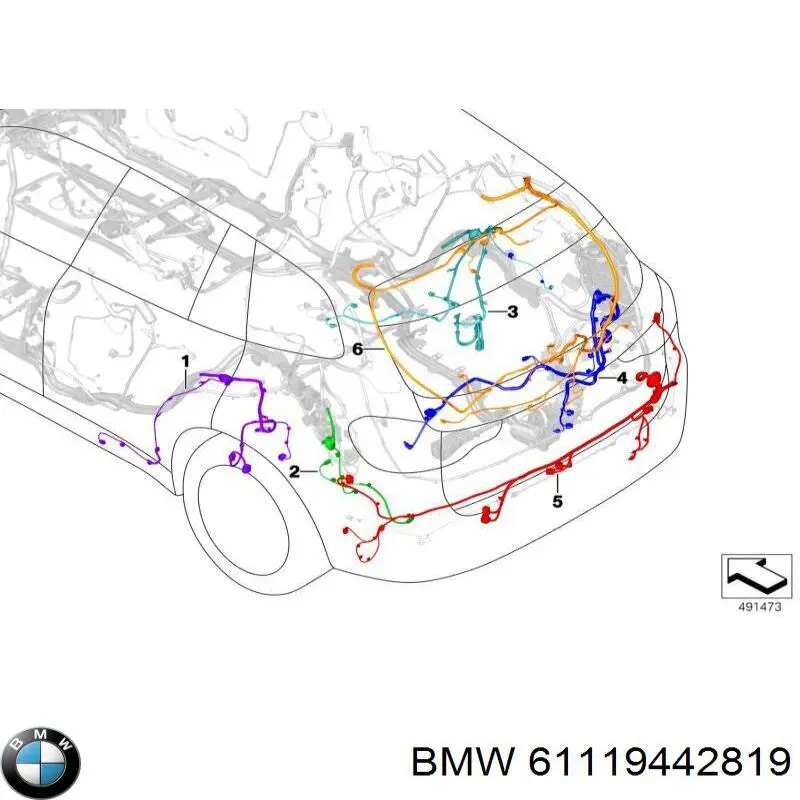  BMW 61119442819 цена, от 84.88 USD