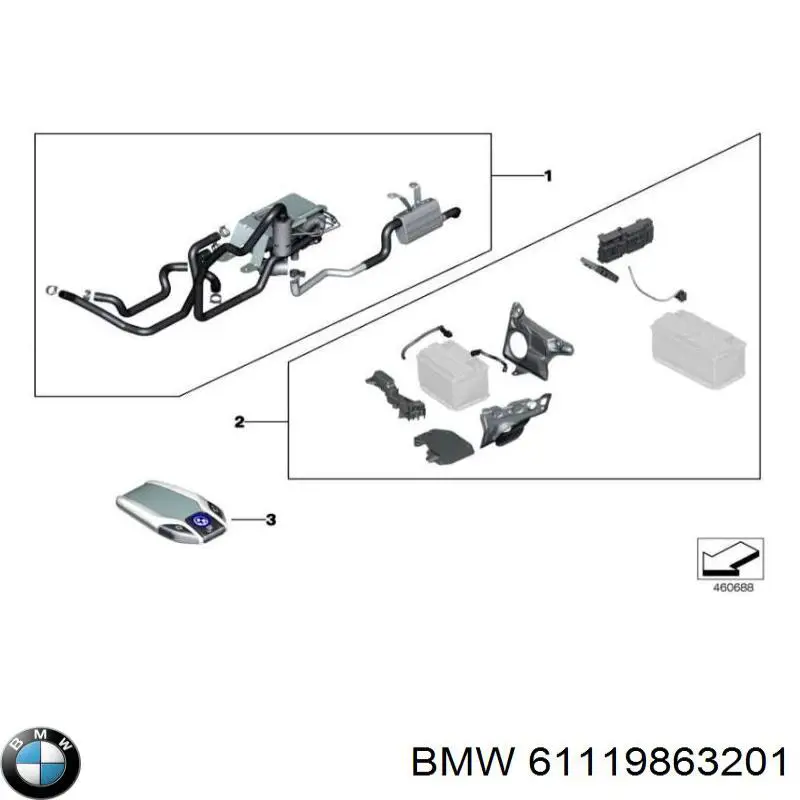  61119863201 BMW