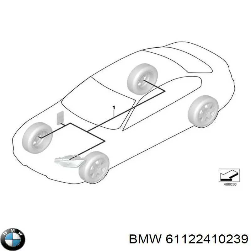 61122410239 BMW автозапчастина