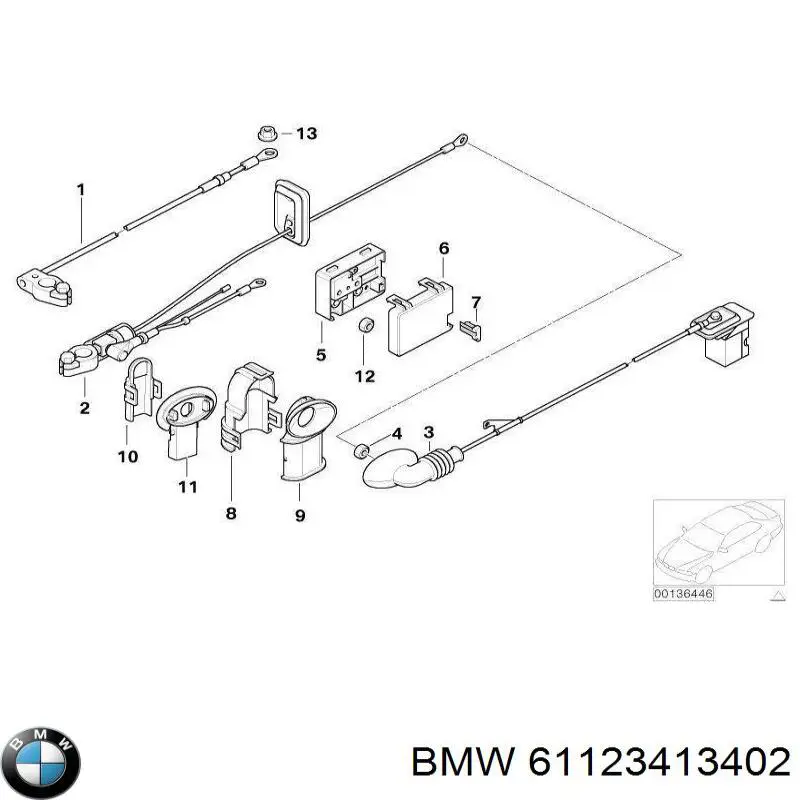 61123413402 BMW 