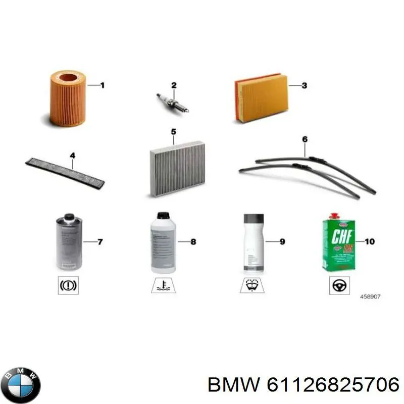 Молдинг стекла заднего BMW 61126825706 цена, от 10.82 USD