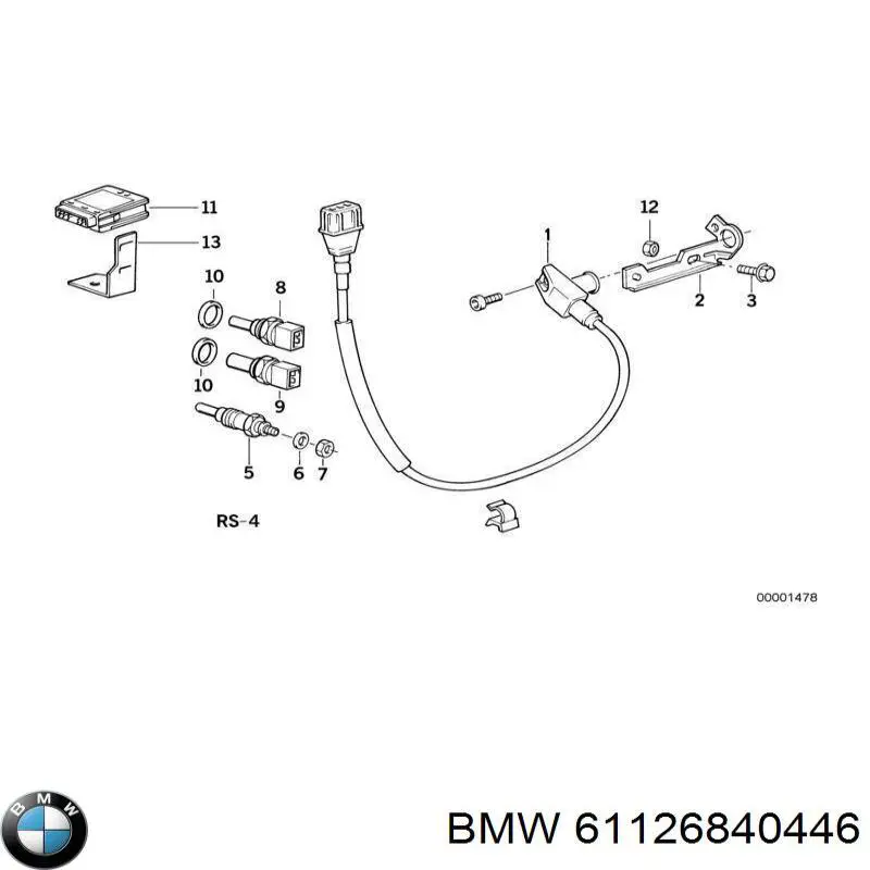  BMW 61126840446 цена, от 106.86 USD