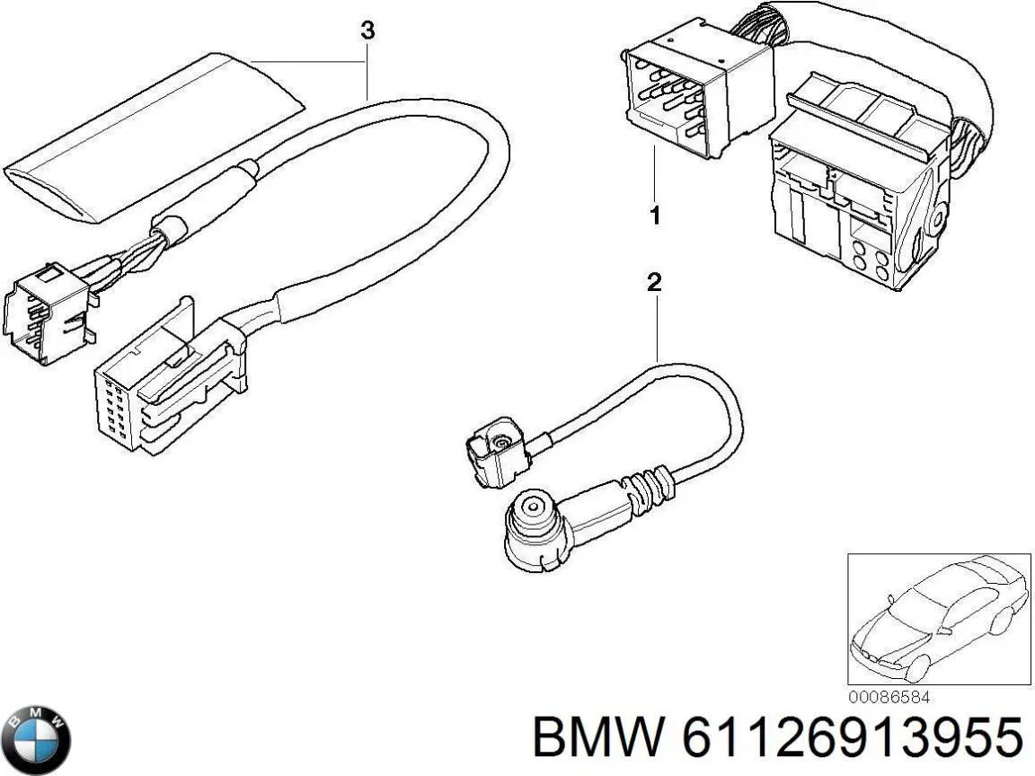 Купить 61126913955 BMW 