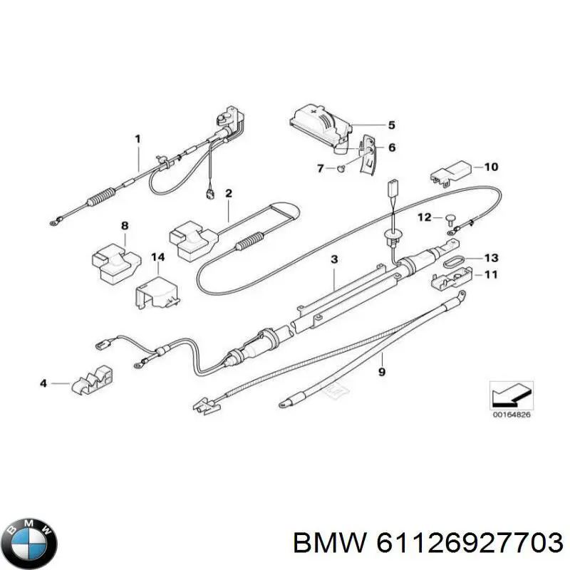 61129176949 BMW 