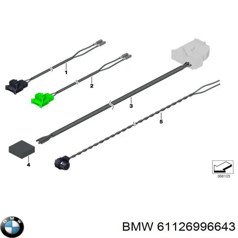 61125A56384 BMW 