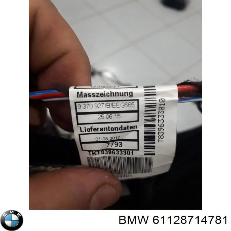 Жгут проводов передней двери BMW 61128714781 цена, от 64.90 USD