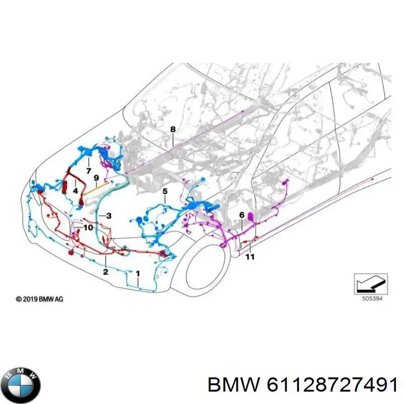 61128736629 BMW 