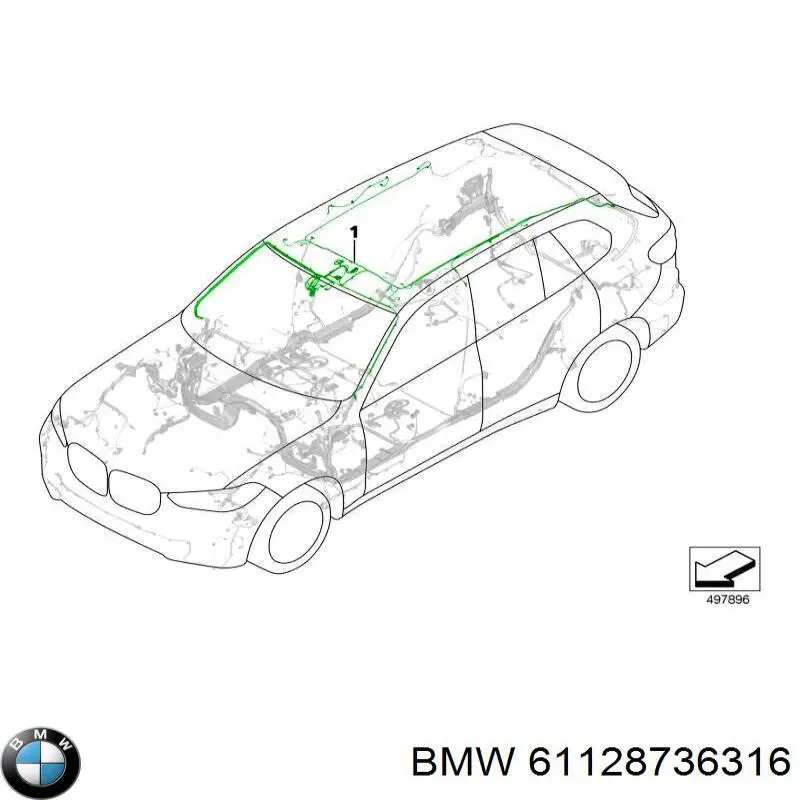 61128736316 BMW 