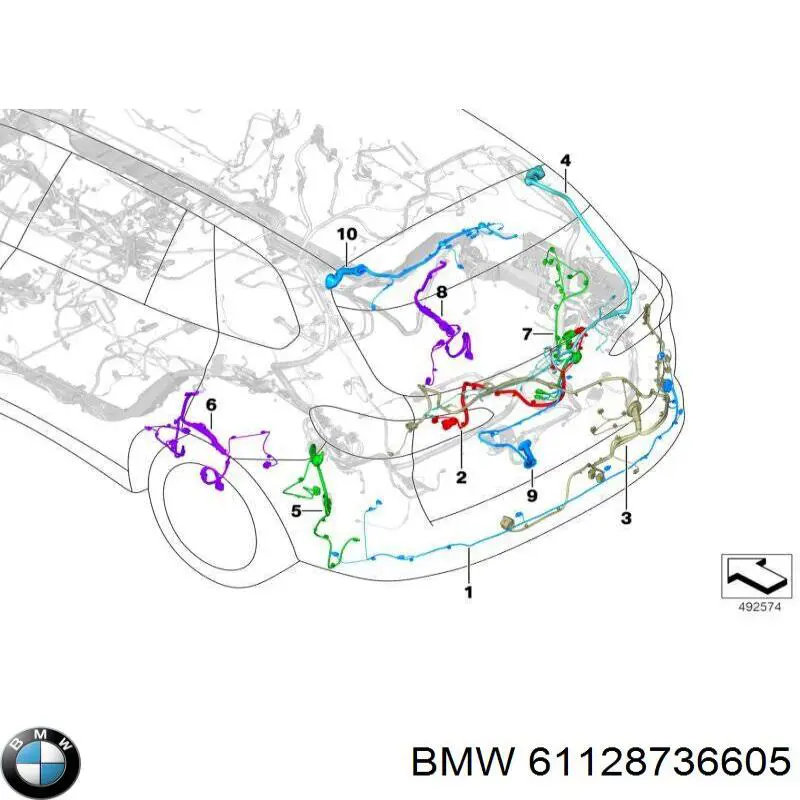 61128736605 BMW 