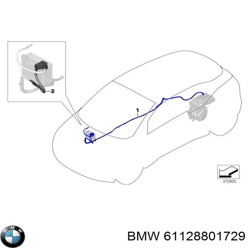  61128801729 BMW