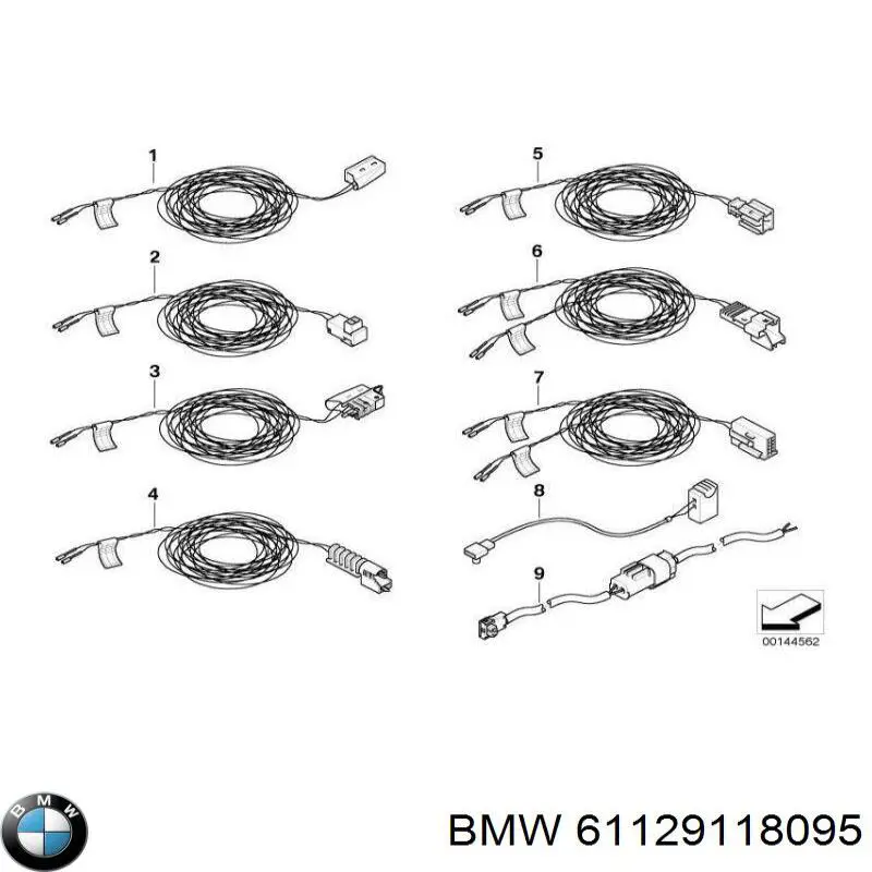  BMW 61129118095 цена, от 61.26 USD