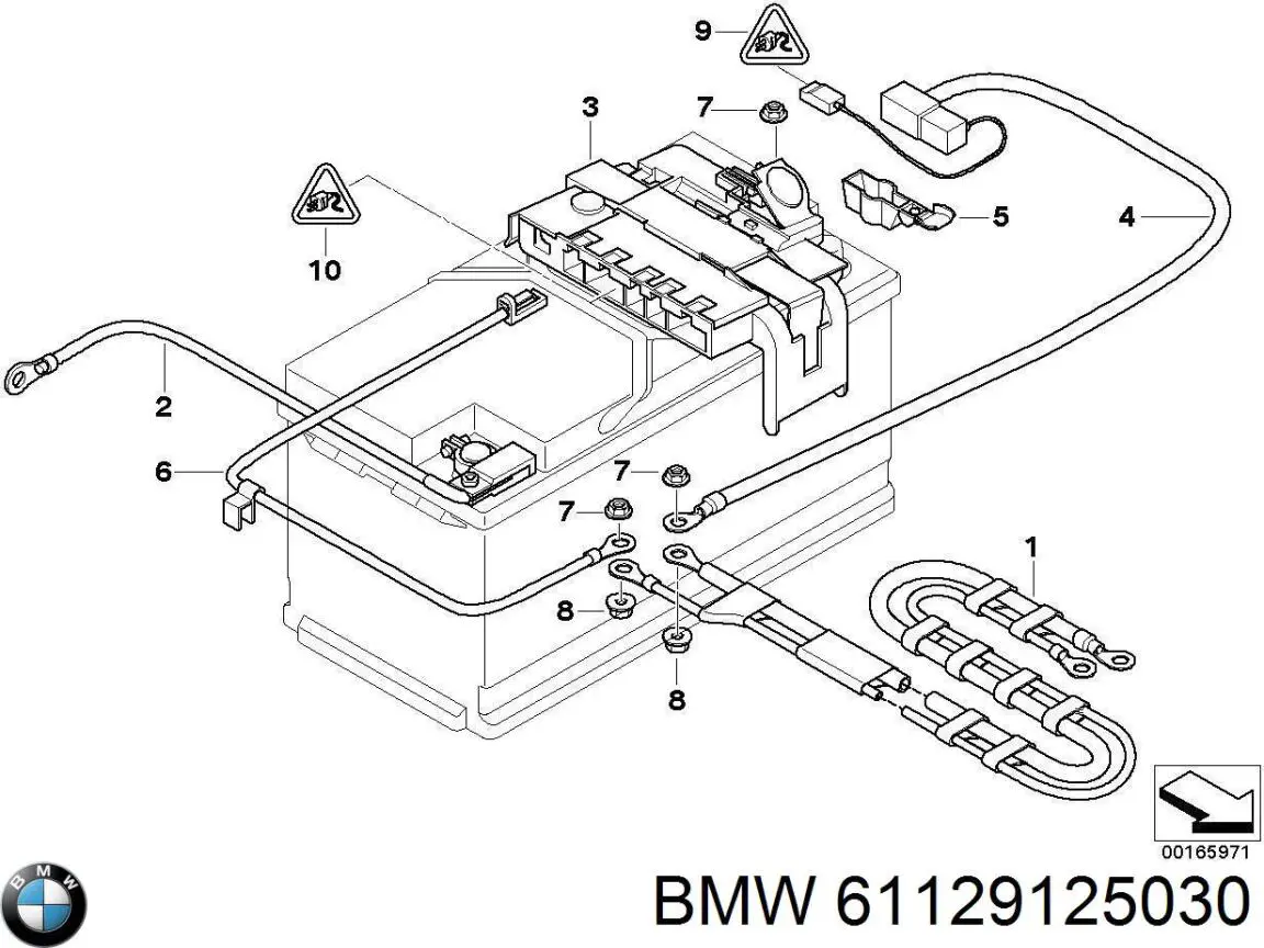 61129125030 BMW 