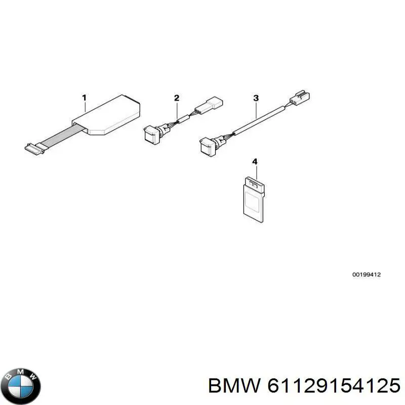  61129154125 BMW