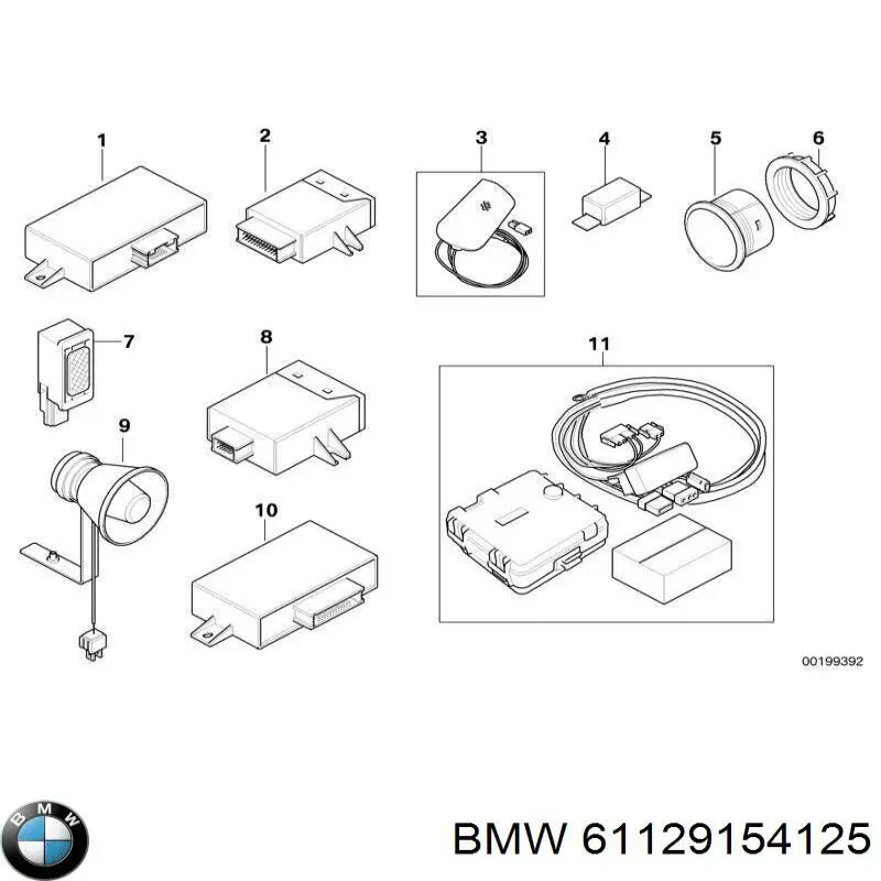  BMW 61129154125
