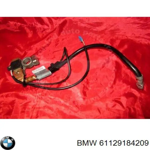 Кабель массы аккумулятора (АКБ) 61129184209 BMW