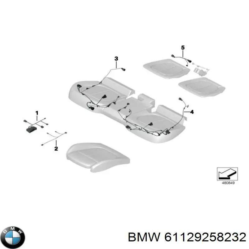61129258232 BMW 