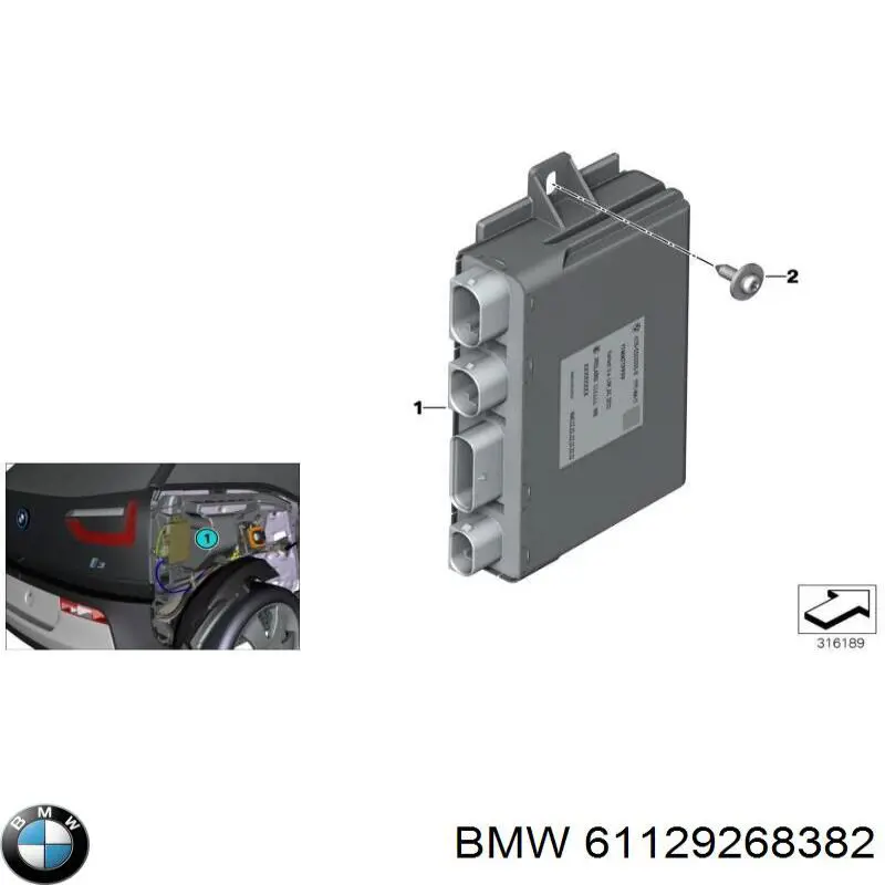 61129268382 BMW 