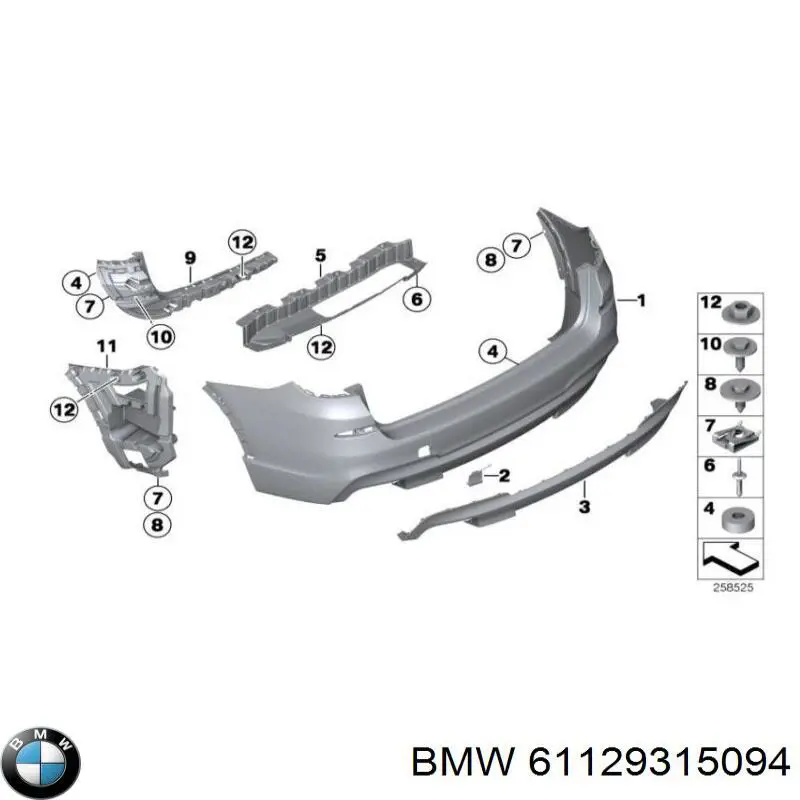 BMW 61129315094 цена, от 67.67 USD