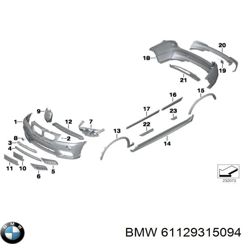Купить 61129315094 BMW 