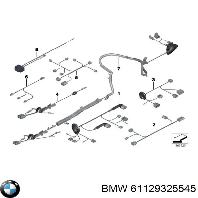 61129325545 BMW 