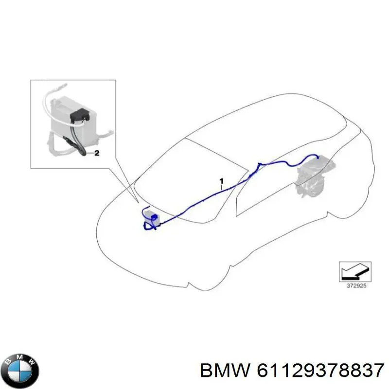  BMW 61129378837 цена, от 175.83 USD