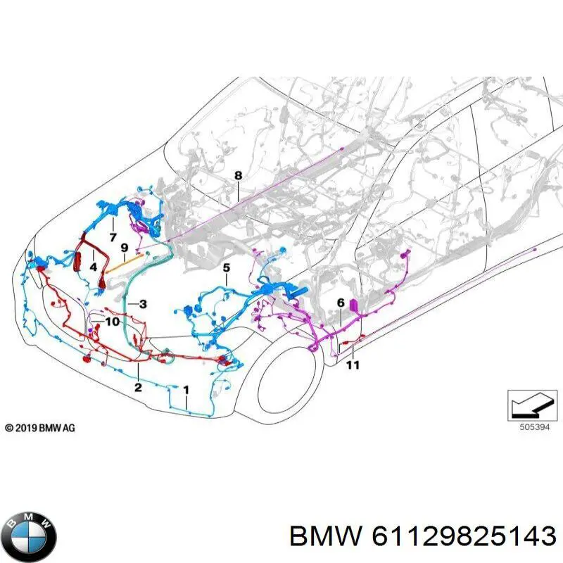 61129825143 BMW 