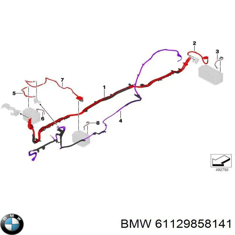 61129858141 BMW 
