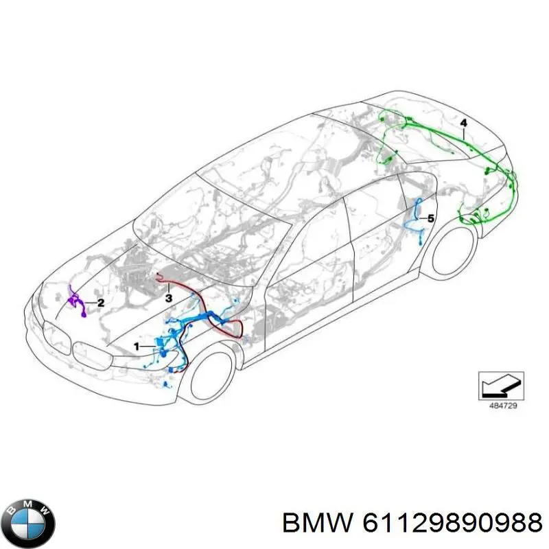  BMW 61129890988 цена, от 93.05 USD