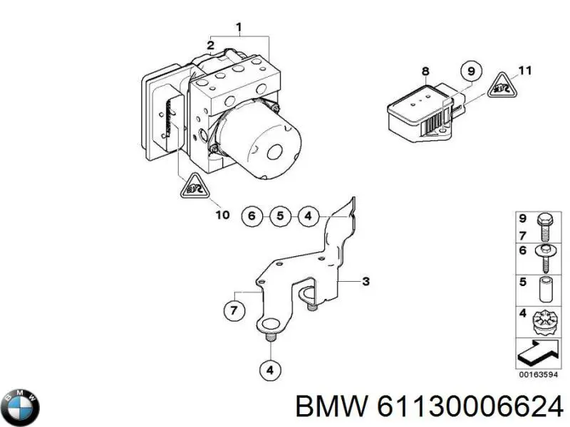 61130006624 BMW 