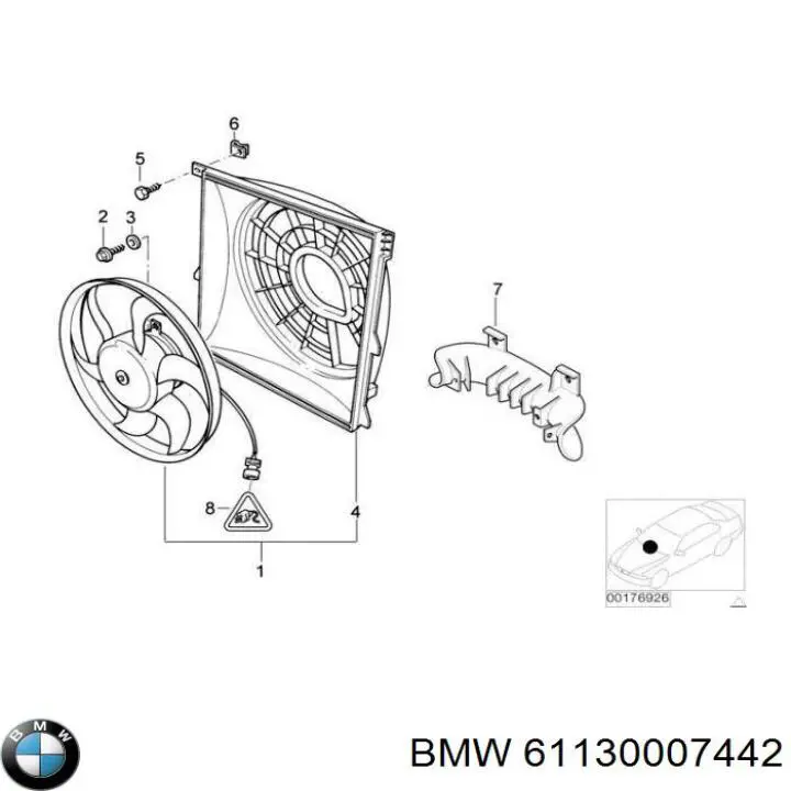  61130007442 BMW