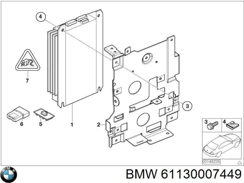 61130007449 BMW 