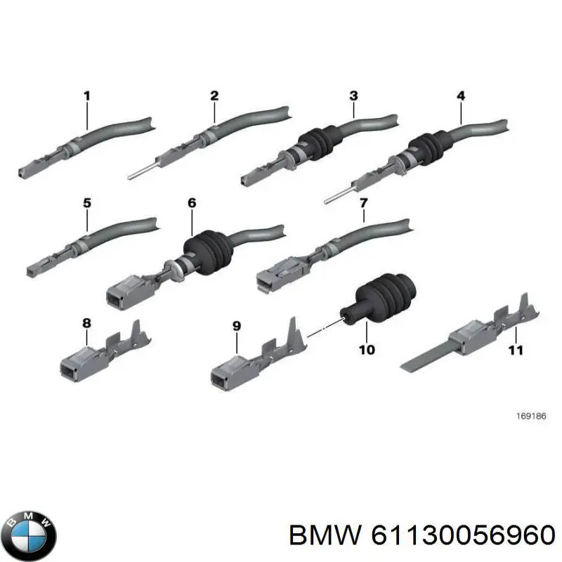 Купить 61130056960 BMW 