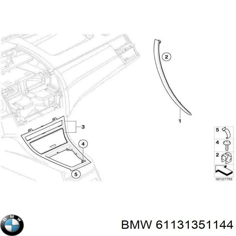 Купить 61131351144 BMW 