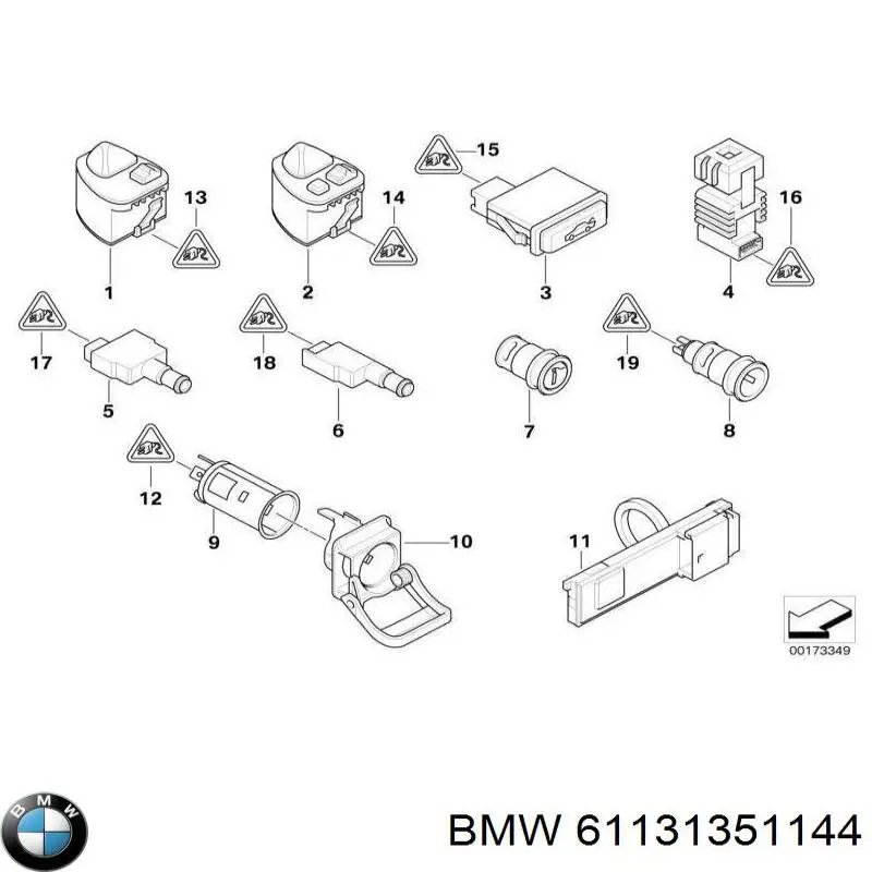  61131351144 BMW