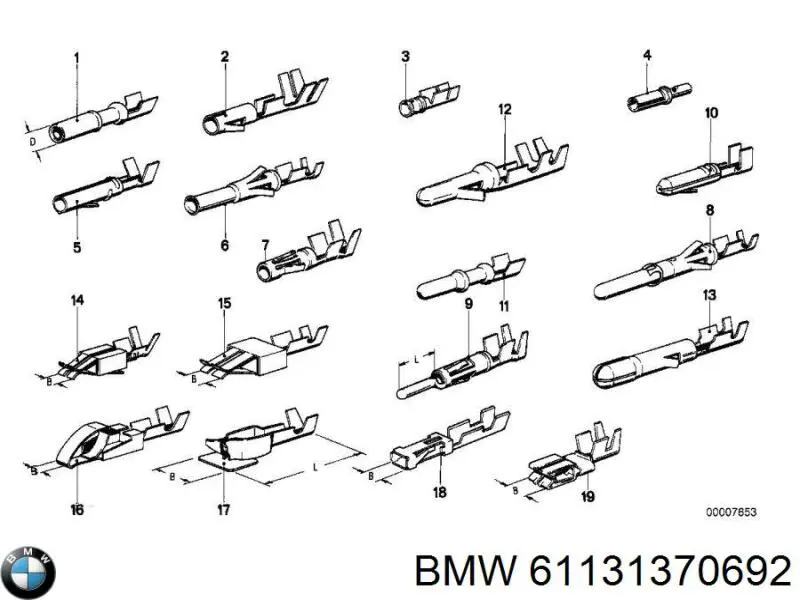 BMW 61131370692 цена, от 1.85 USD