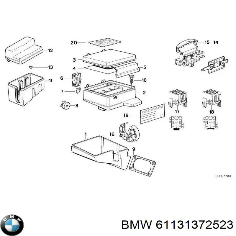 Купить 61131372523 BMW Предохранители