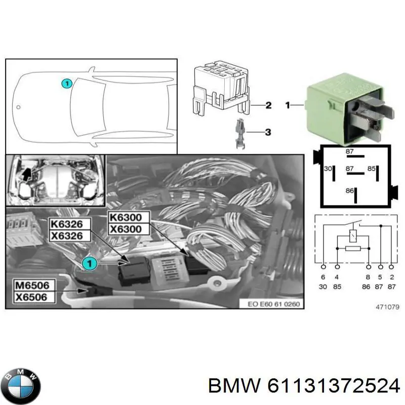 Предохранитель BMW 61131372524
