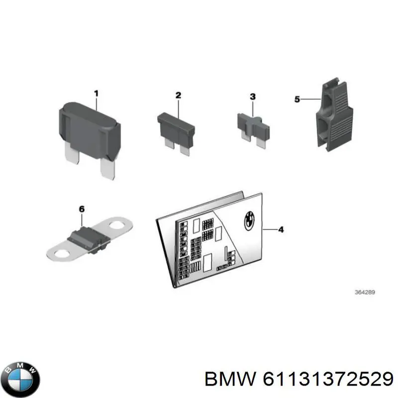Предохранители (электрических цепей) BMW 61131372529 цена, от 0.38 USD