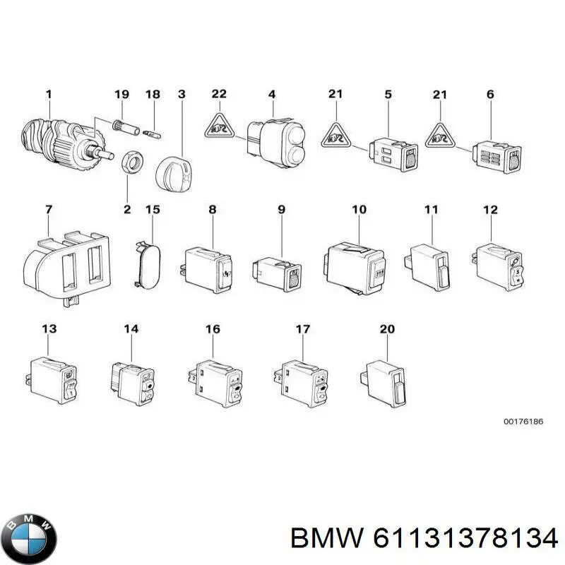 Купить 61131378134 BMW 